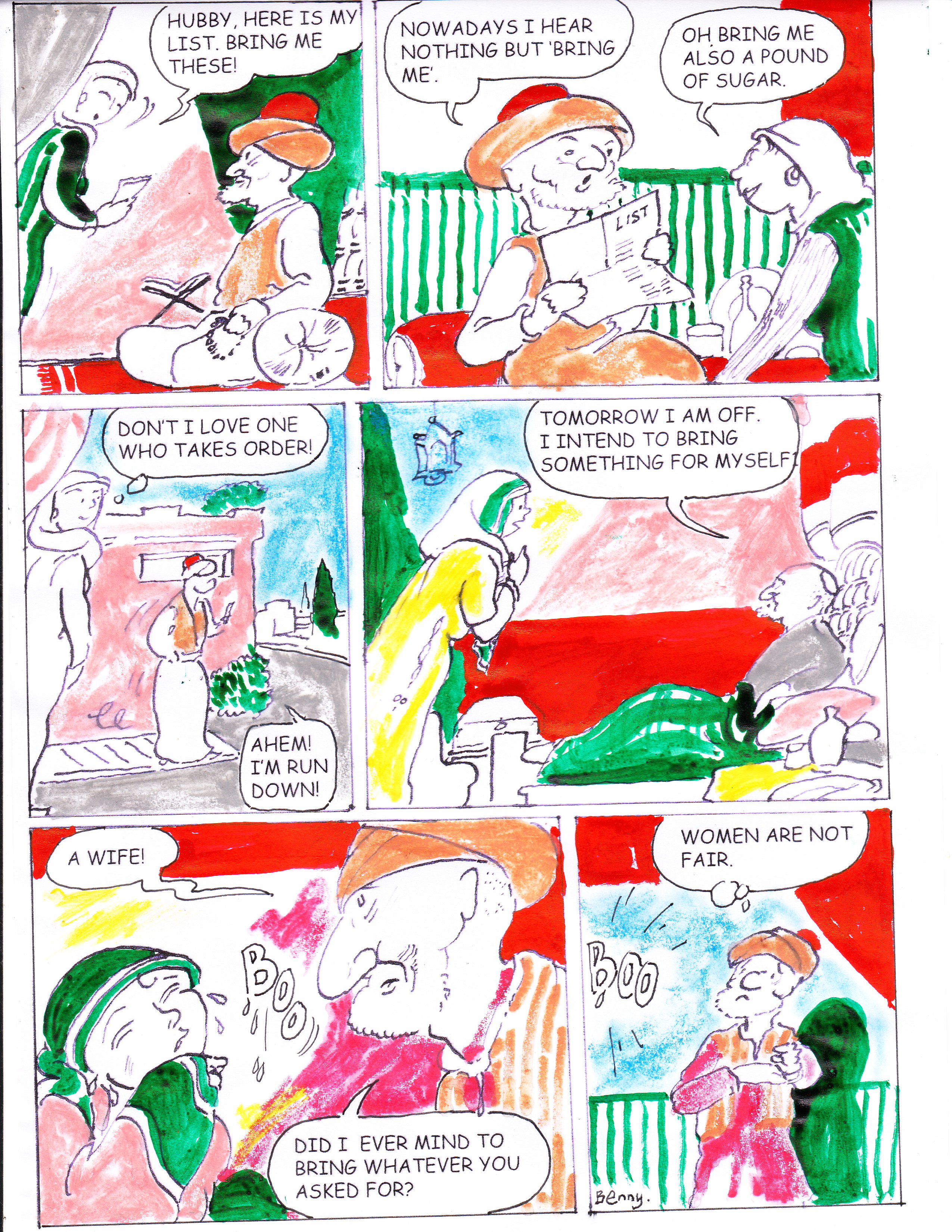 Mulla Nasruddin comic strip-1-12 | Bennythomas's Weblog