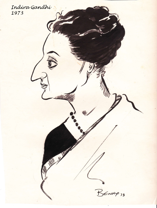 Indira Gandhi | Happy drawing, Male sketch, Drawings